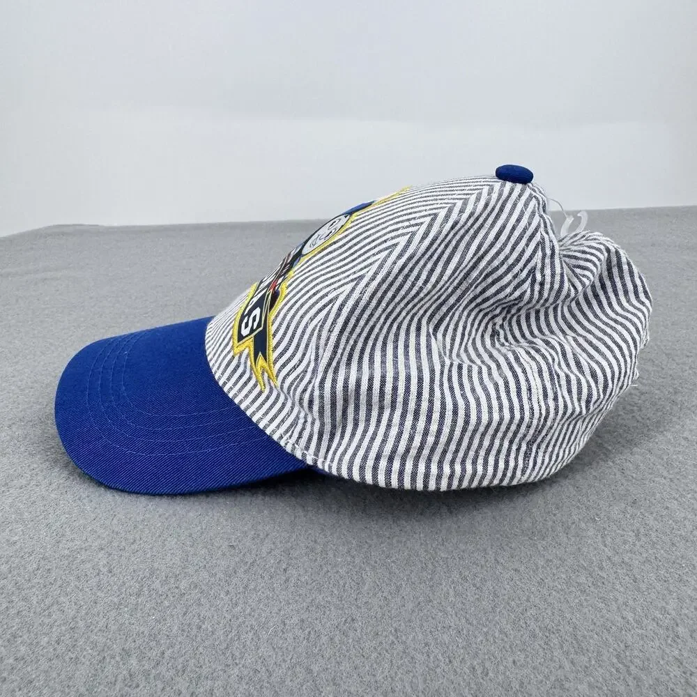 Thomas and‎ Friends Engineer Trucker Hat Blue White Stripe One Size Kids